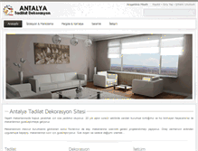 Tablet Screenshot of antalyatadilatdekorasyon.com